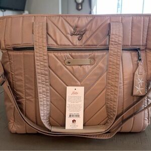 Lug Paddle Women's Quilted Tote Bag - Sand Taupe